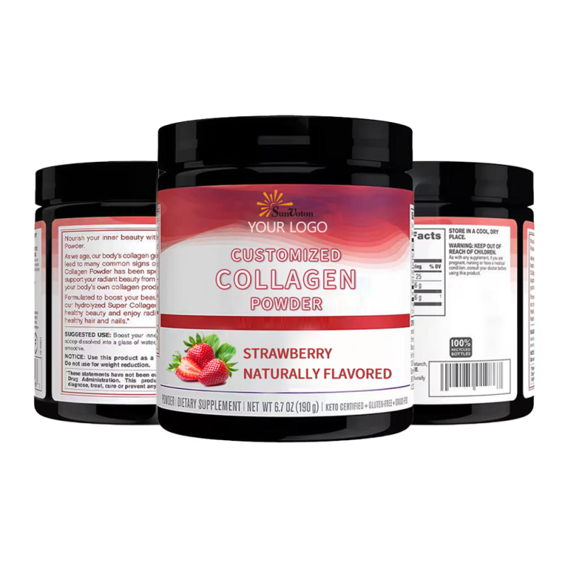 Collagen Powder Supplier - OEM Strawberry Flavor Whitening