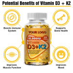 Vitamin K2 D3 Capsules Manufacturer - High Quality System