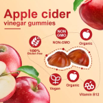 Apple Cider Vinegar Gummies Supplier - Organic Digestive Health Support 60 Vegan