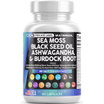 Sea Moss Capsules Supplier - Private Label 3000mg Black Seed Oil Ashwagandha