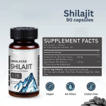 Shilajit Capsules Factory - Rich in Humic Acid 85 Minerals Male Strength