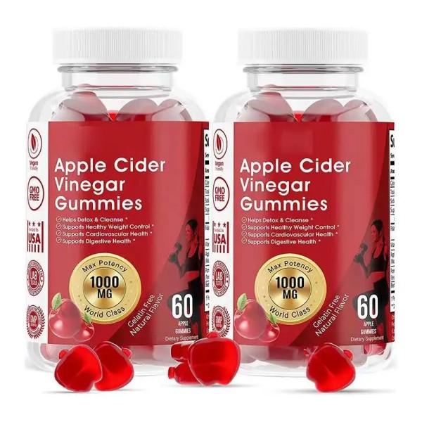 Apple Cider Vinegar Gummies Supplier - Organic Digestive Health Support 60 Vegan