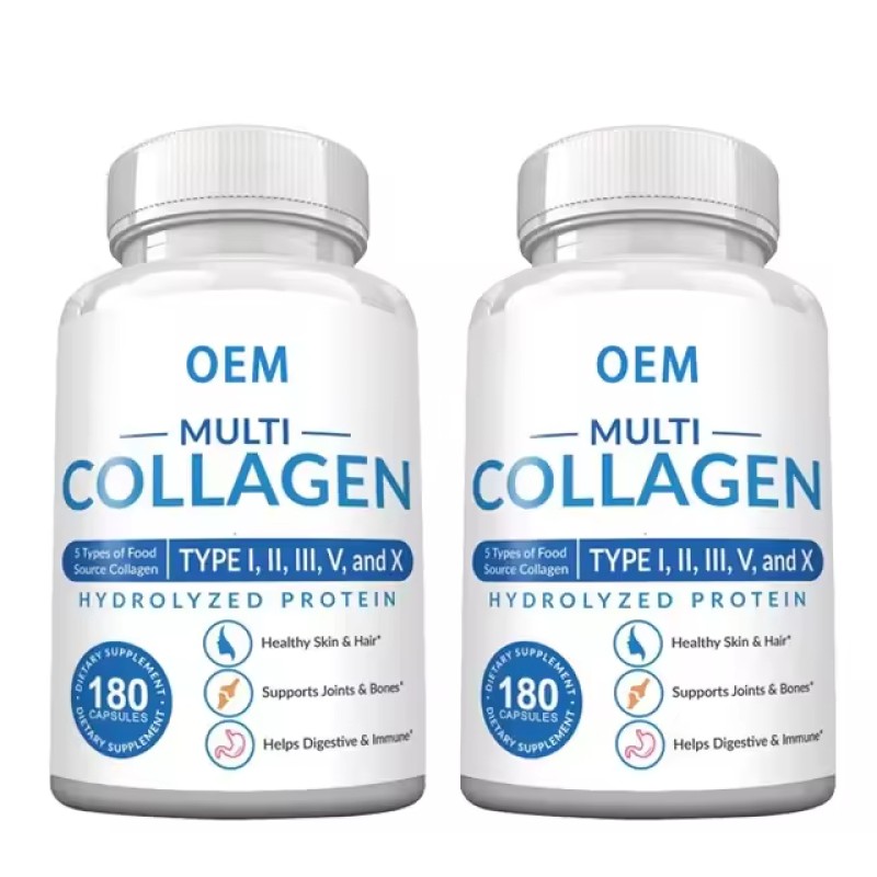 Collagen Capsules Factory - Private Label Organic Halal Fish Multi Collagen