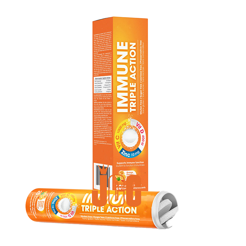 Immune Effervescent Tablet Factory - 1000mg Vitamin C 20 Tablets