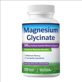 Magnesium Glycinate Capsules Factory - 500mg Muscle Nerve Health