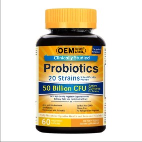 Probiotics Capsules Supplier - 50 Billion CFU Antioxidant