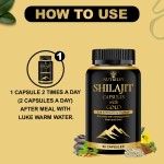Shilajit Capsules Supplier - Gold 60 Count Energy Stamina