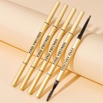 Gold Eyebrow Pencil Supplier - MR.JT Double Head Fine Tip