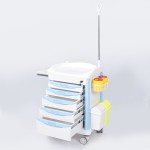 Anesthesia Trolley Supplier - Custom Veterinary Cart with Drawers