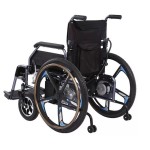 Foldable Wheelchair Supplier - Portable Lithium Battery Intelligent Design 24 Inch