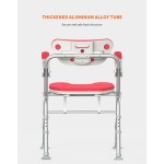 Shower Chair Manufacturer - Aluminum Folding Anti-slip Adjustable Height for Elderly