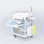 Anesthesia Trolley Supplier - Custom Veterinary Cart with Drawers