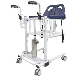 Patient Lift Supplier - Manual Folding Mobile Bathroom Transfer Wheelchair
