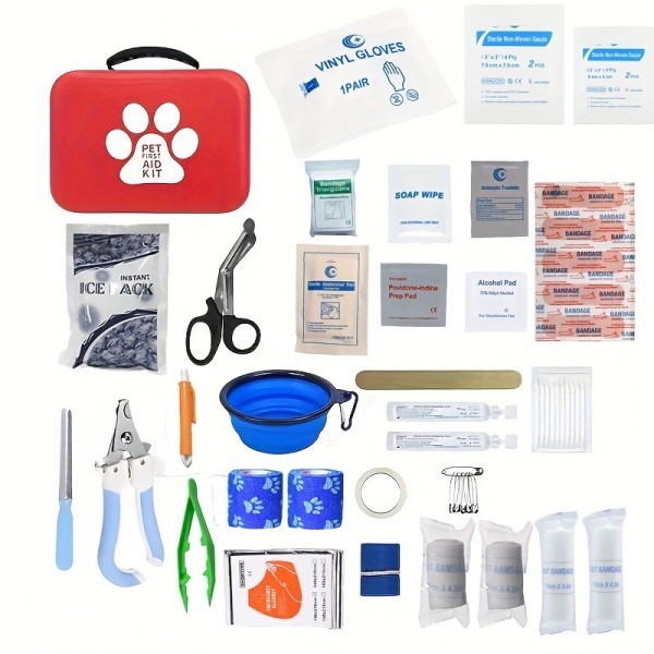 Pet First Aid Kit Factory - Wholesale EVA Bag for Dog Cat Outdoor Emergency