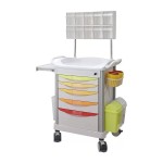 Medical Trolley Factory - OEM ABS Plastic Veterinary Cart with Drawers