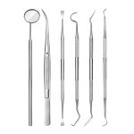 Dental Tools Manufacturer - Stainless Steel Examination Kit Mirror Probe Tweezers