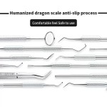 Dental Tools Manufacturer - Stainless Steel Examination Kit Mirror Probe Tweezers