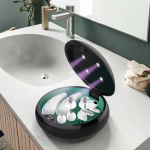 Aligner Case Supplier - Custom UV Retainer Storage Box with Mirror Vent Holes