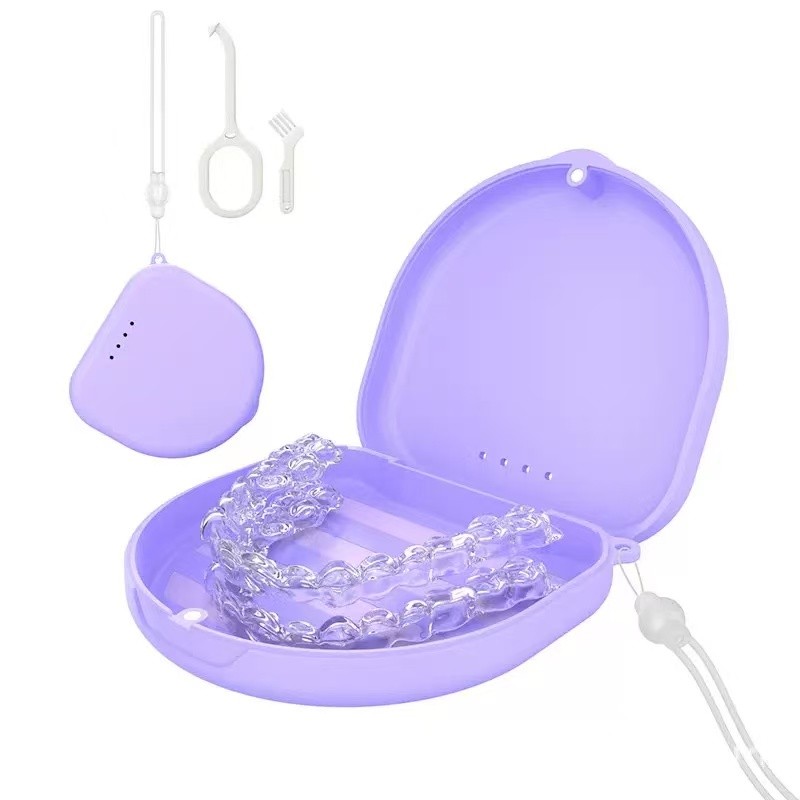 Retainer Case Manufacturer - Fashion Orthodontic Storage Box Multi-color OEM