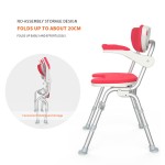 Shower Chair Manufacturer - Aluminum Folding Anti-slip Adjustable Height for Elderly