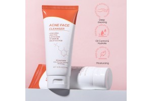 Leading OEM Partner for AHA BHA Acne Facial Cleanser, Empowering Global Skincare Brands