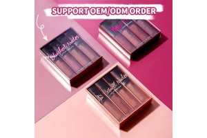 4-Color Matte Liquid Lipstick Set OEM/ODM: A Game-Changer for Beauty Brands to Win Market Share