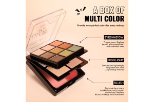 HANDAIYAN 3-in-1 Makeup Palette: The Go-To OEM/ODM Choice for Brands Winning the Multifunctional Beauty Market