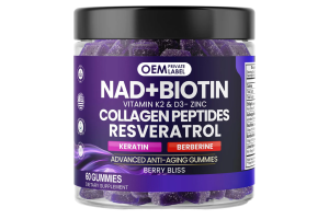 Top-Tier NAD+ Biotin Collagen Gummy OEM/ODM Partner: Driving Global Health Brands’ Market Success