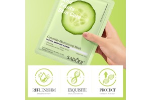 SADOER Cucumber Moisturizing Sheet Mask: The Go-To OEM/ODM Choice for Global Beauty Brands to Craft Hydration Hits