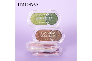 HANDAIYAN Two-Tone Glitter Eyeshadow Palette: Professional OEM/ODM Empowers Beauty Brands, Unlocking New Market Growth Potential