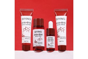 AHA+BHA 30-Day Miracle Travel Skincare Set: Your Go-To ODM/OEM Solution for Dominating the Travel Skincare Niche