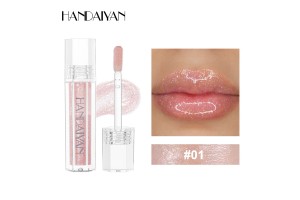 Professional Lip Gloss OEM/ODM Partner: HANDAIYAN 6-Color Nude Shimmer Lip Gloss Empowers Brands to Expand Market Efficiently