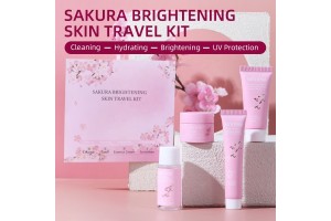 MOOYAM Sakura Brightening Travel Skincare Kit: Your Trusted OEM/ODM Partner to Dominate the Portable Beauty Market