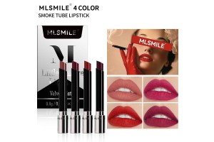 MLSMILE 4-Color Smoke Tube Lipstick: Your Trusted OEM/ODM Partner to Elevate Beauty Brands Globally