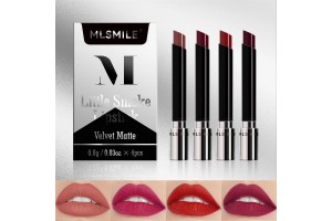 MLSMILE 4-Color Smoke Tube Lipstick: The Preferred Choice for OEM/ODM, Empowering Beauty Brands to Stand Out