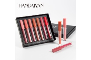 HANDAIYAN 7-Color Matte Lip Gloss Set: Your Trusted OEM/ODM Partner to Accelerate Beauty Brand Growth