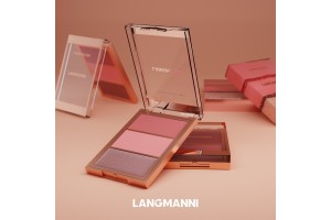 LANGMANNI 3-in-1 Blush Contour Highlighter Palette: Your Trusted OEM/ODM Partner for Beauty Brand Success