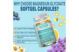 Guangzhou Jlh Bio: 500mg Magnesium Glycinate Softgel OEM/ODM – Your Trusted Partner for Health Brand Expansion