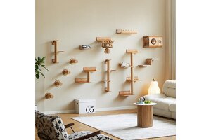 Elevate Your Pet Brand with Premium Solid Wood Cat Wall Furniture OEM/ODM: Ningbo Fun Maker Leads Global Innovation