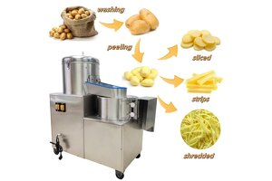 Unveiling Efficiency: DingChang’s Food Grade Stainless Steel Potato Peeling Machine Redefines Processing