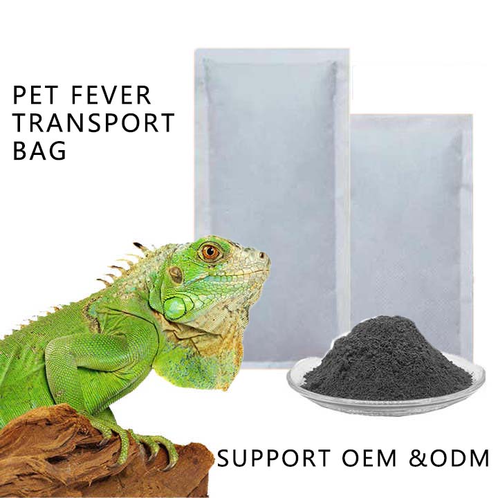 Pet self-heating transport bag