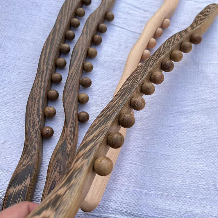 Wood massage tool