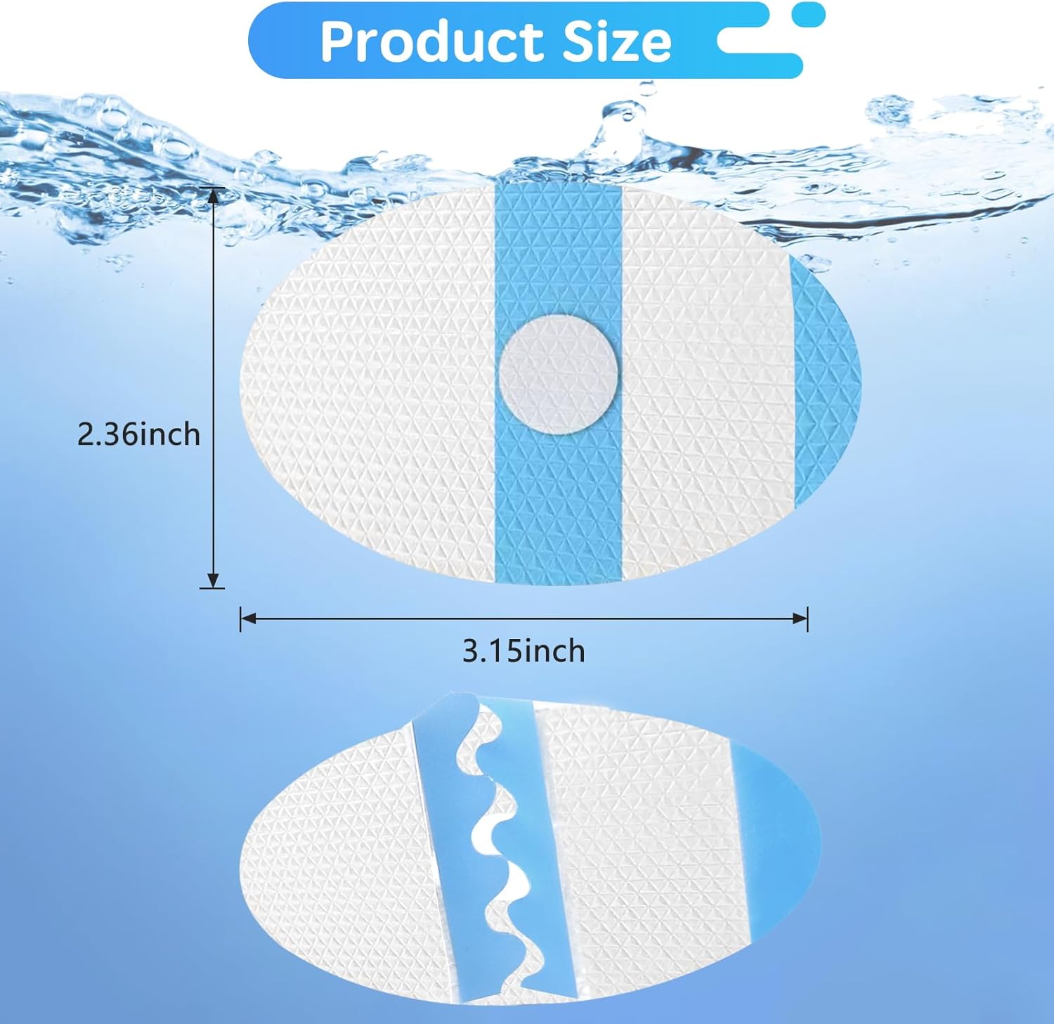 Waterproof ear stickers