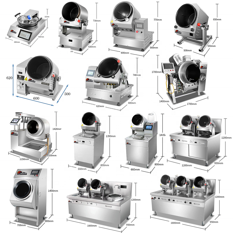 Automatic Stir Fry Cooking Machine