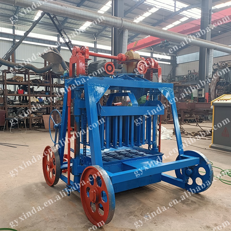 Moving Brick Making Machine