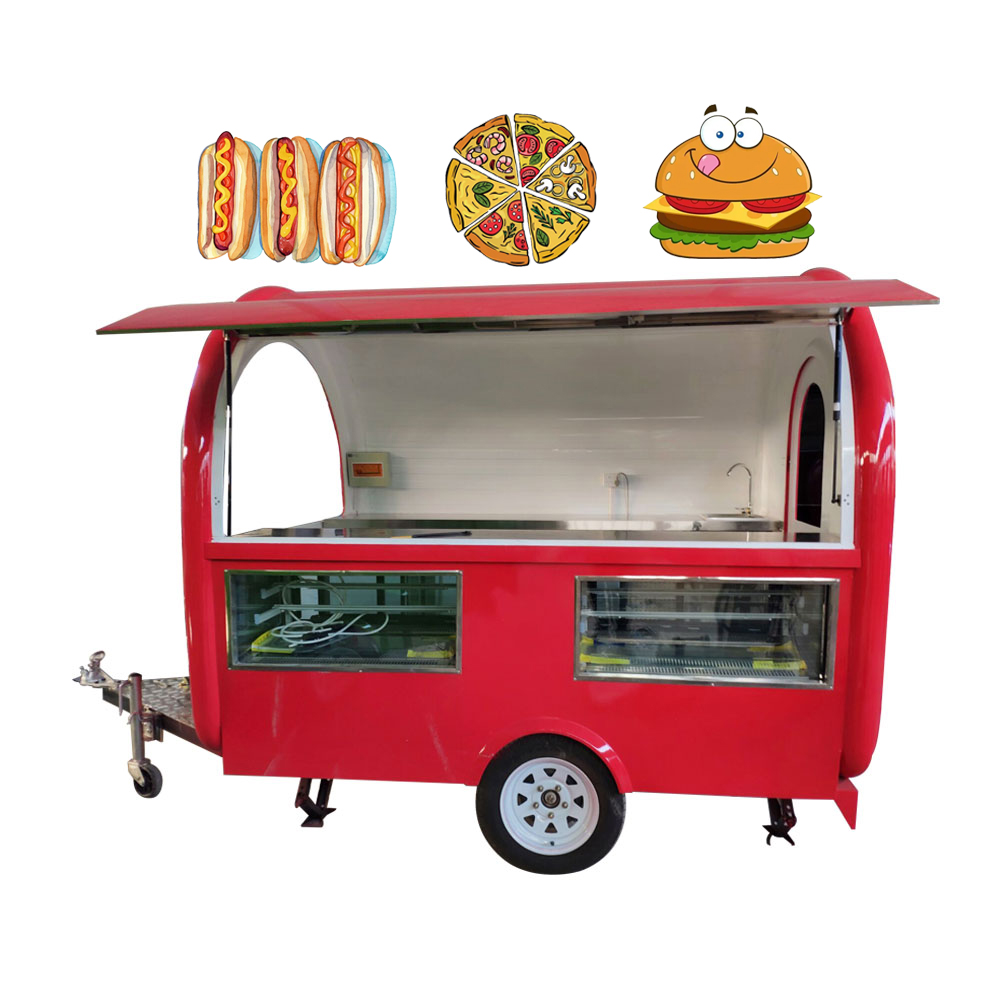Round Food Trailer