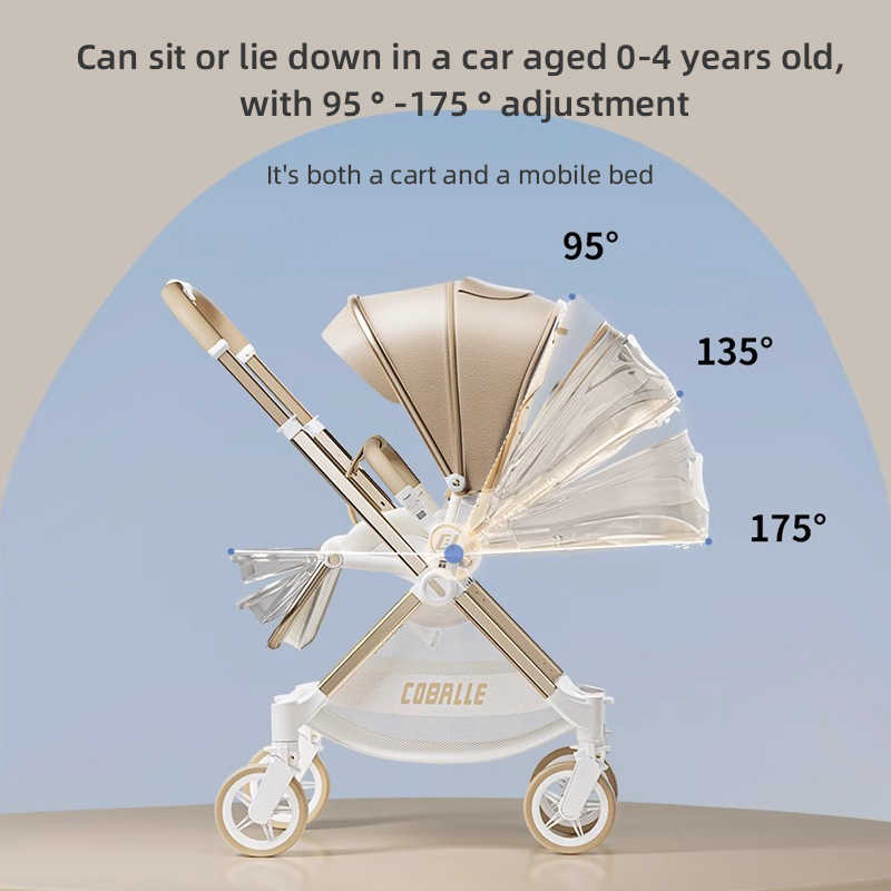 4-wheel universal baby stroller