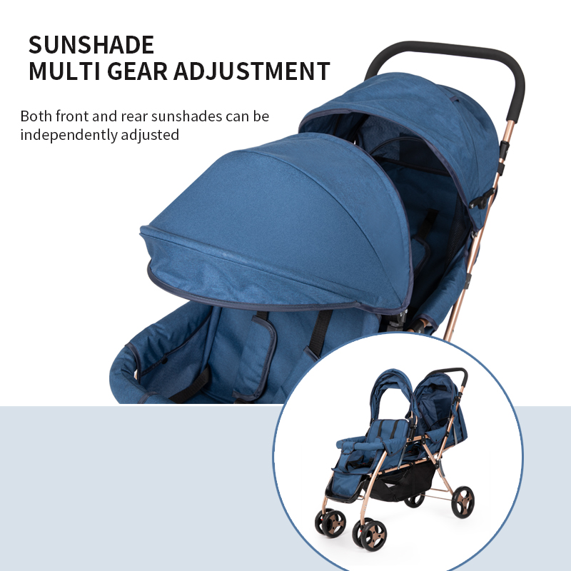 Double stroller for baby