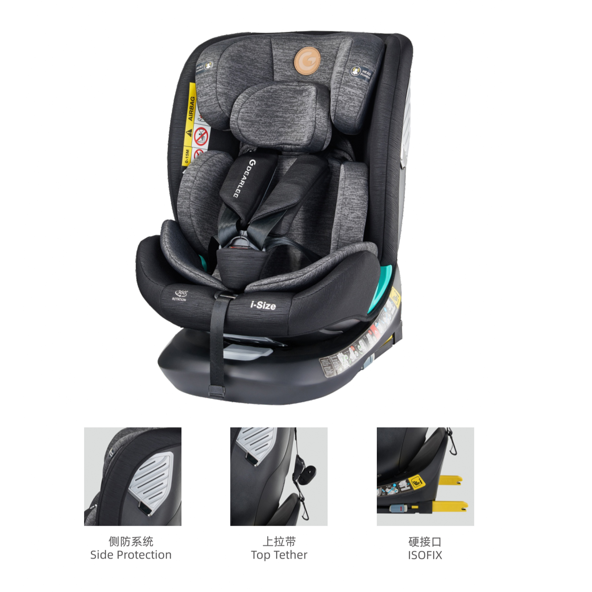 180 Rotating Infant Car Seat