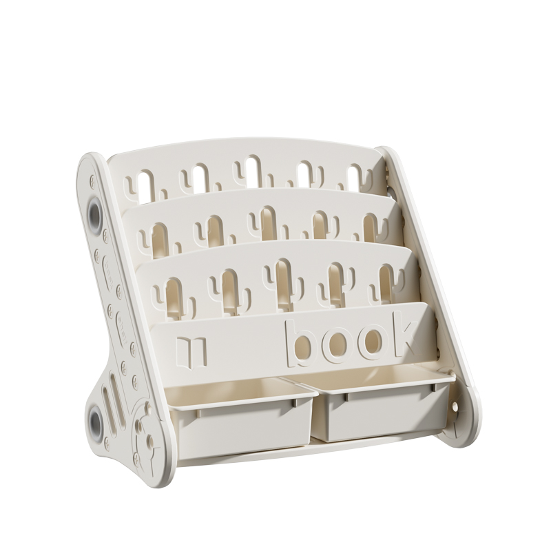 Toy racks and bookshelves